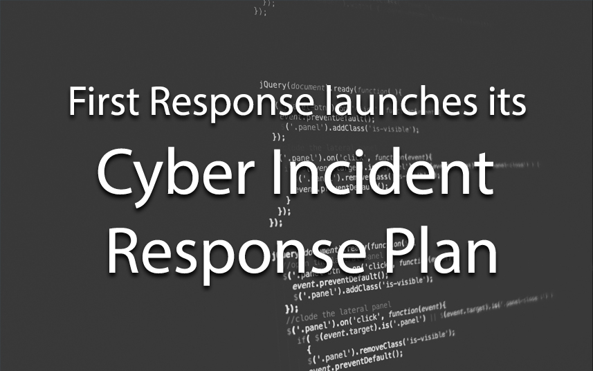 Cyber Incident Response Plans are go!